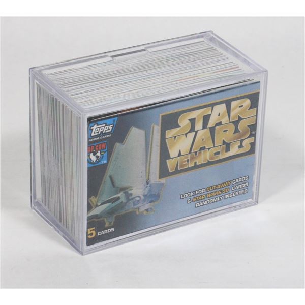#532  TOPPS STAR WARS VEHICLES CARDS 1997 COMPLETE
