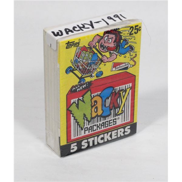 #570 TOPPS WACKY PACKAGES 1991 SET RESEALED WITH