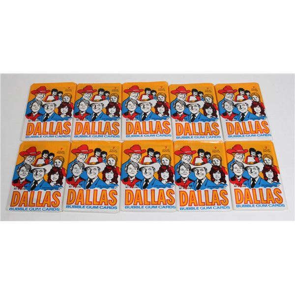 #579 DONRUSS DALLAS SEALED CARD PACKS LOT OF 10