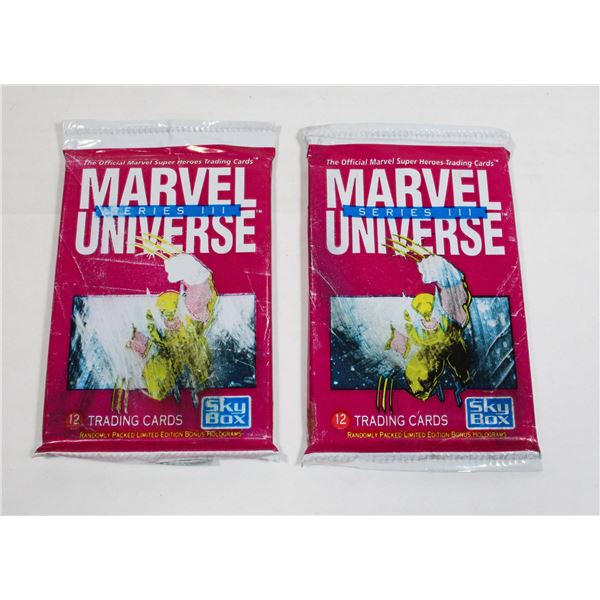 #580 SKYBOX MARVEL UNIVERSE SERIES III CARD PACKS