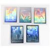 #604  DC HOLOGRAM HALL OF FAME CARD LOT 1991
