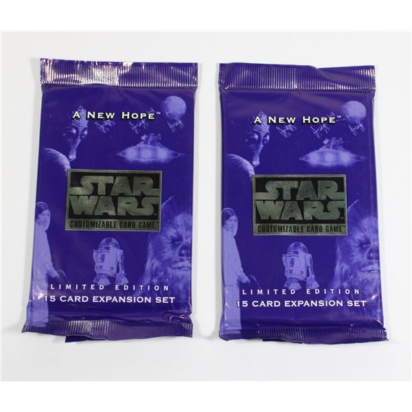 #619 STAR WARS CUSTOMIZABLE CARD GAME SEALED PACK