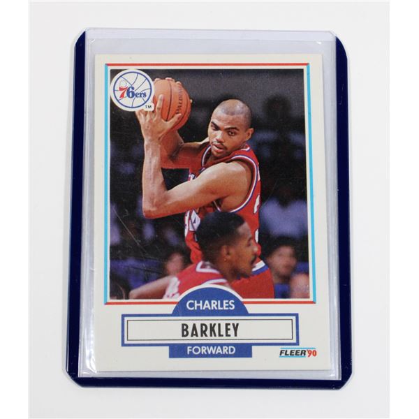 #641 FLEER BASKETBALL CARD CHARLES BARKLEY 1990