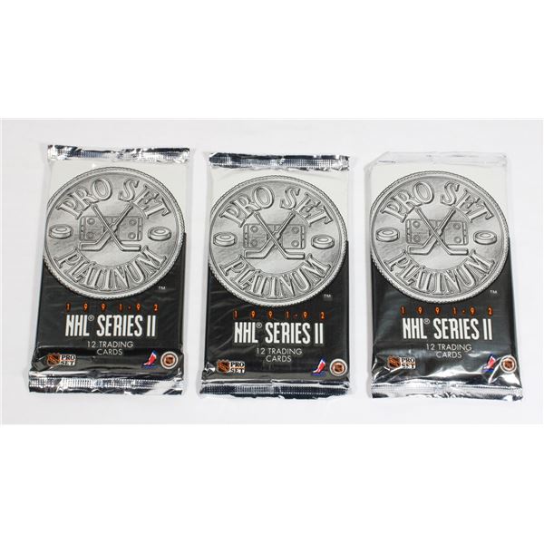 #644  SEALED PACKS 1991-92 NHL SERIES 2 CARD PACKS