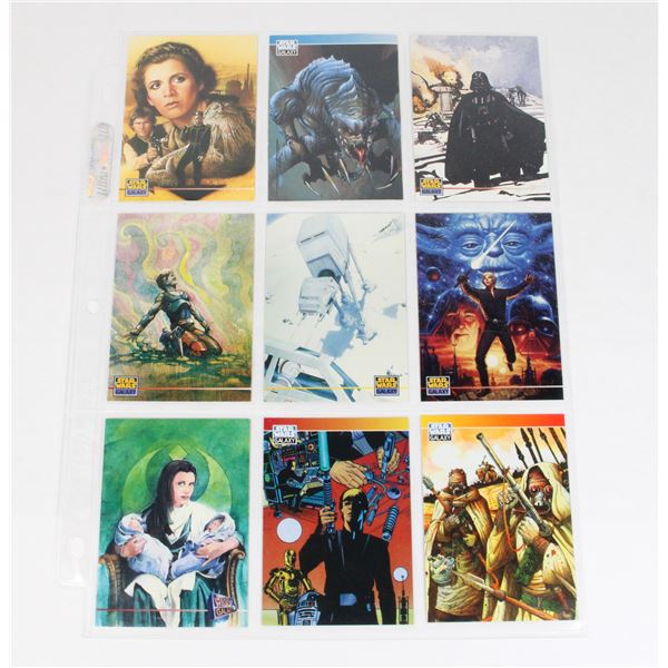 #646 STAR WARS GALAXY PROMOTIONAL CARD LOT TOPPS