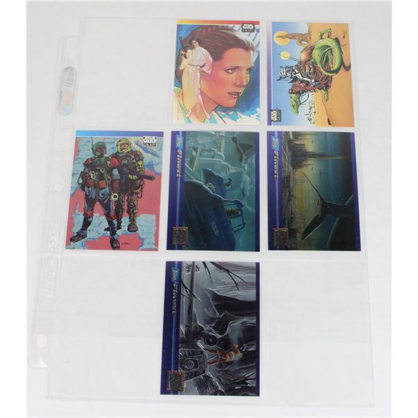 #647 STAR WARS GALAXY PROMOTIONAL CARD LOT TOPPS