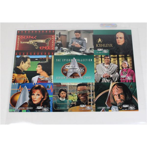 #653 STAR TREK THE NEXT GENERATION CARD PROMO