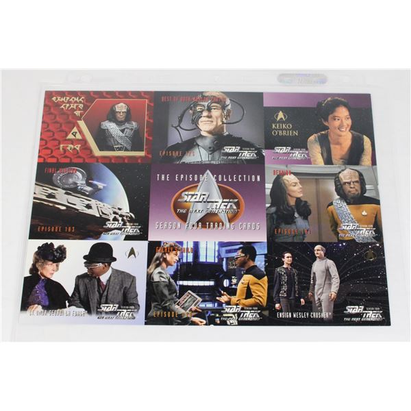 #654 STAR TREK THE NEXT GENERATION CARD PROMO