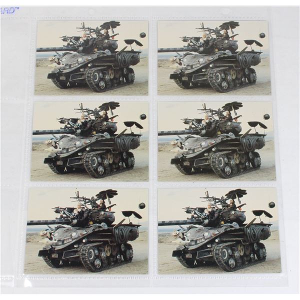 #669 TANK GIRL LOT 7 PROMOTIONAL CARDS COMICIMAGE