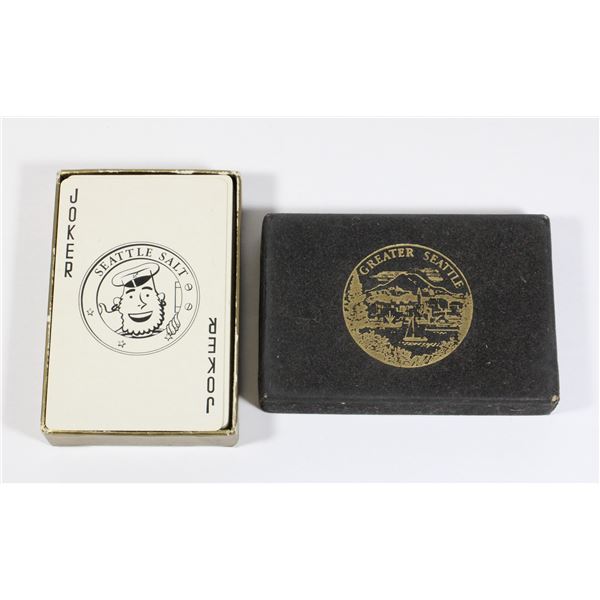 #685 GREATER SEATTLE PLAYING CARDS IN BOX 100TH