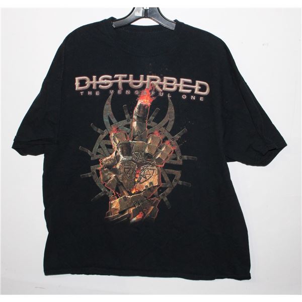 #698 DISTURBED THE VENGEFUL ONE TOUR 2016 T-SHIRT