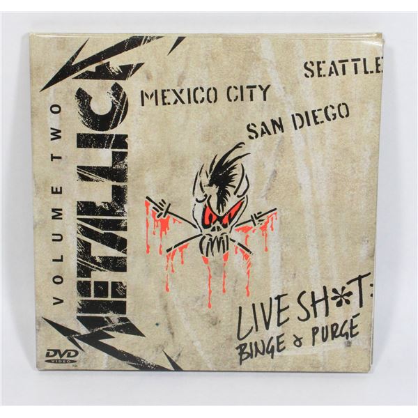 #701 METALLICA VOLUME 2 LIVE DVD AND CD SET 2006