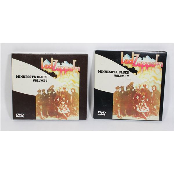 #702 LED ZEPPELIN MINNESOTA BLUES VOL 1+2 CD DVD
