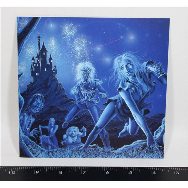 #708 IRON MAIDEN CHRISTMAS CARD 1980'S PROMO