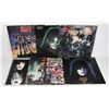 Image 1 : #713 COVER ONLY LOT OF 7 KISS ALBUM COVERS DYNASTY