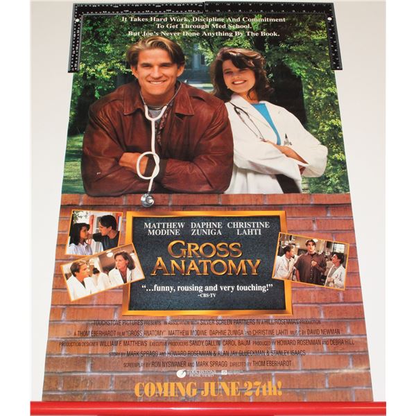 #727  VINTAGE MOVIE POSTER GROSS ANATOMY 38X23