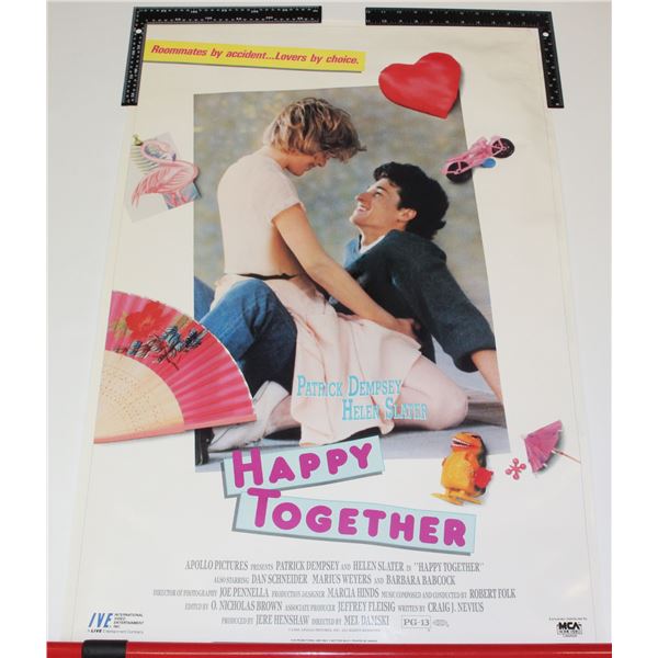 #731  VINTAGE MOVIE POSTER HAPPY TOGETHER 40X26