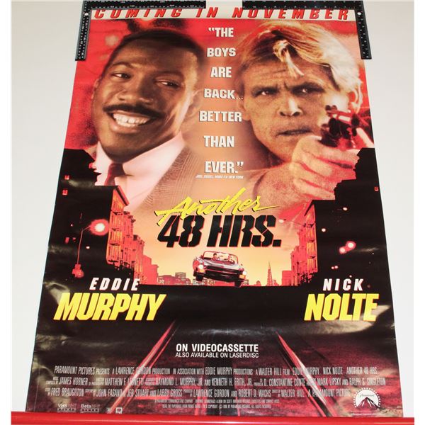 #734  VINTAGE MOVIE POSTER ANOTHER 48 HOURS 41X27