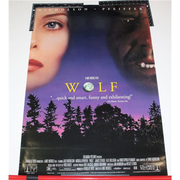 #739  1994 WOLF MOVIE POSTER JACK NICHOLSON 40X26