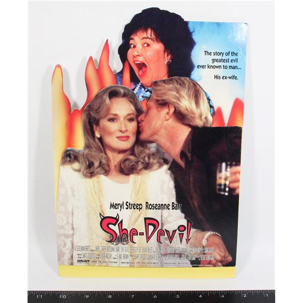 #754  CULT MOVIE DISPLAY SHE-DEVIL ROSEANNE BARR