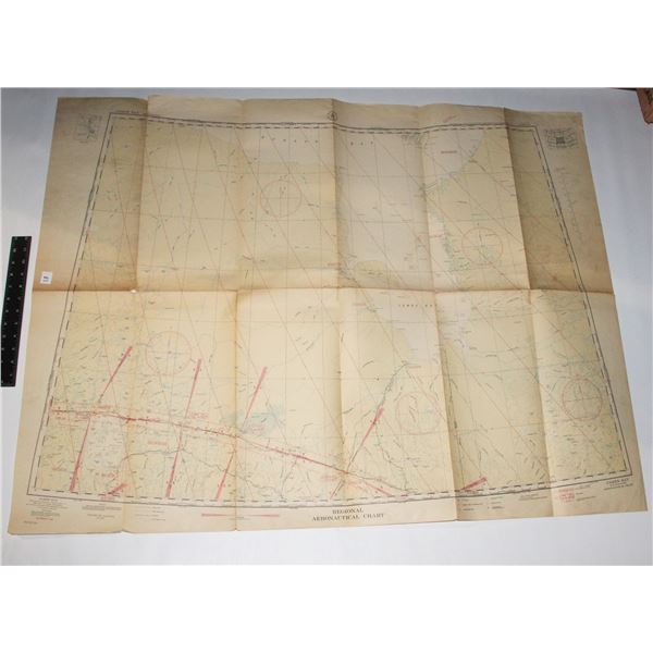 #766 WW2 US ARMY MAP DEC 1941 JAMES BAY CANADA