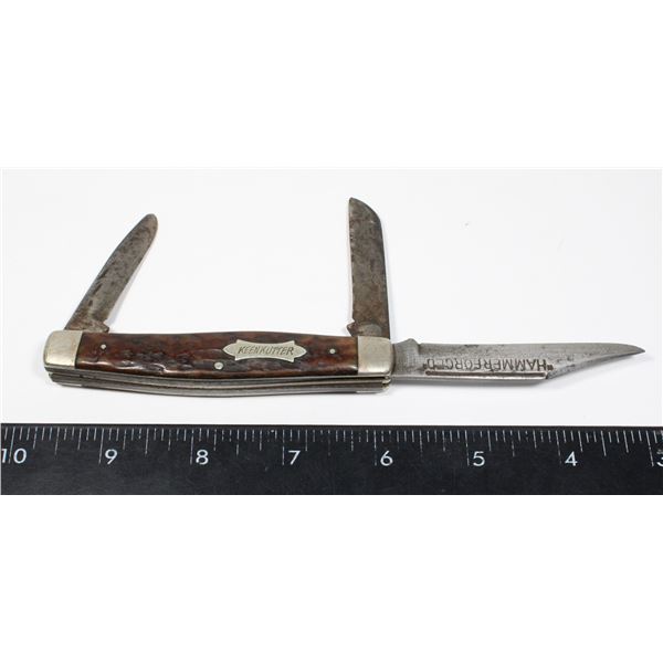 #788 KEEN KUTTER HAND FORGED POCKET KNIFE