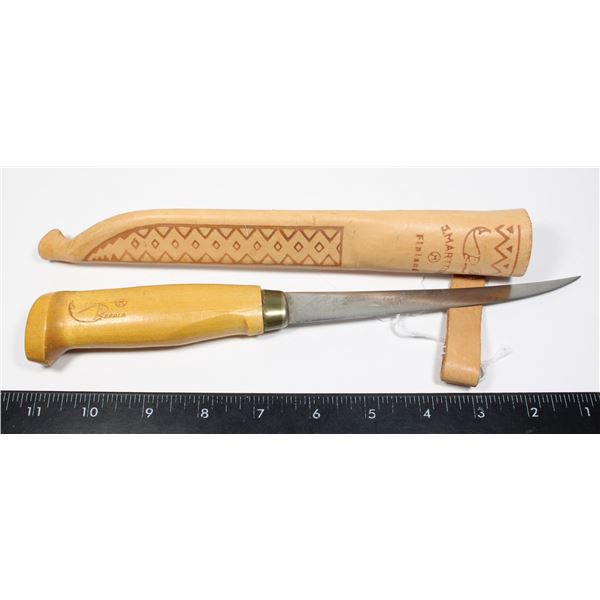 #791 J. MARTTUUNI FINLAND FISHING KNIFE ENGRAVED