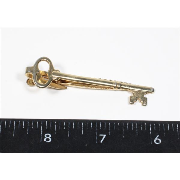 #857 HICKOK USA KEY SHAPED MEN'S FASHION TIE CLIP