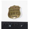Image 1 : #866 1948 ALBERTA CHAUFFEUR BADGE 14072