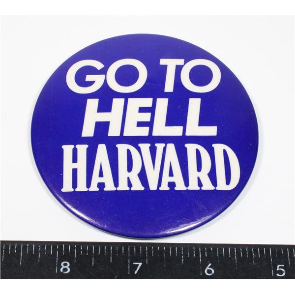 #876 HARVARD UNIVERSITY LARGE SIZE JACKET PIN 20TH