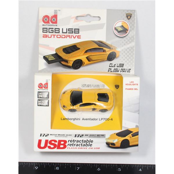 #877 8GB USB AUTODRIVE LAMBORGHINI FLASH DRIVE