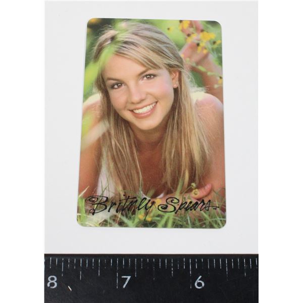 #882 BRITNEY SPEARS 2000 CALENDAR CARD S'MORZ