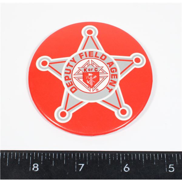 #897 VINTAGE PIN DEPUTY FIELD AGENT KNIGHTS OF COL