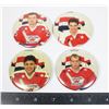 Image 1 : #898 VINTAGE HOCKEY PINS LETHBRIDGE HURRICANES LOT