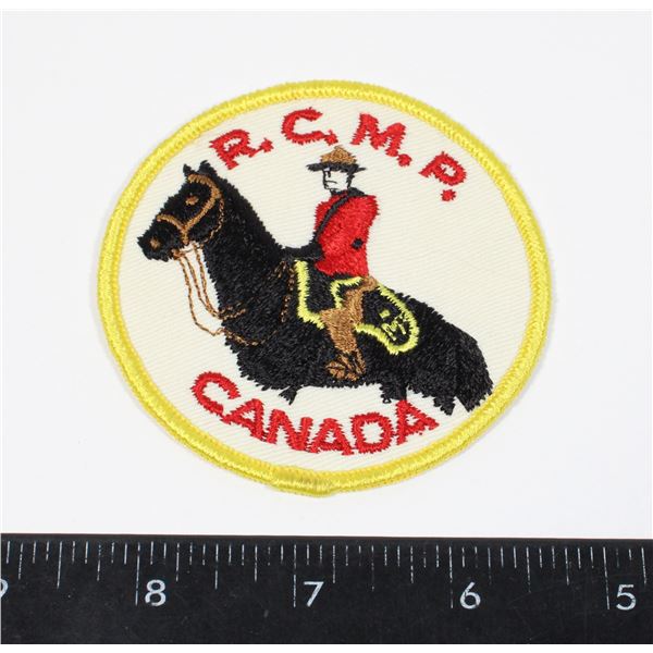 #907 VINTAGE TOURIST JACKET PATCH R.C.M.P. CANADA