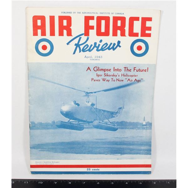 #920 WW2 CANADA RCAF AIR FORCE REVIEW MAGAZINE