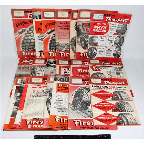 #921 LOT OF 23 MOTOR TRANSPORT CALGARY MAGAZINES