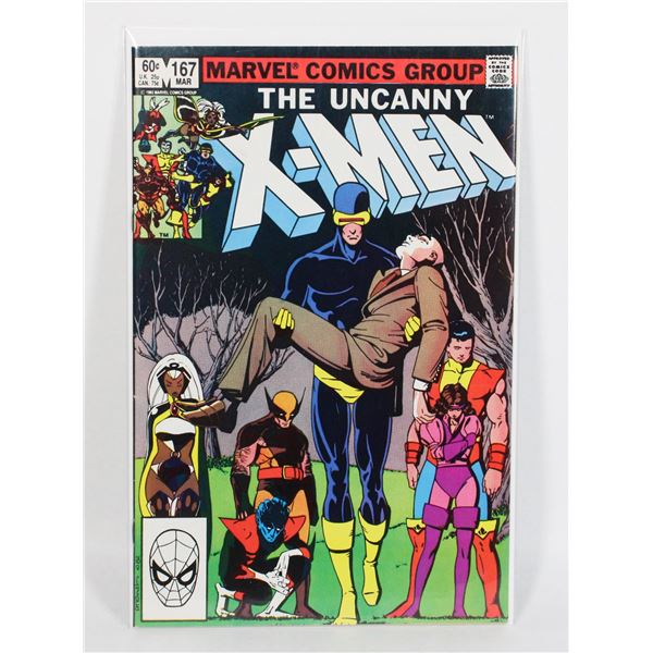 #935 MARVEL COMICS UNCANNY X-MEN #167 MARCH 1982