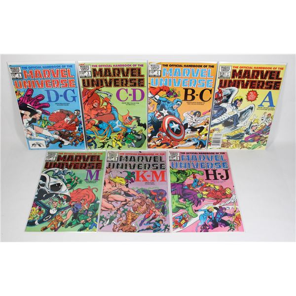 #938 OFFICIAL HANDBOOK OF THE MARVEL UNIVERSE 1-7