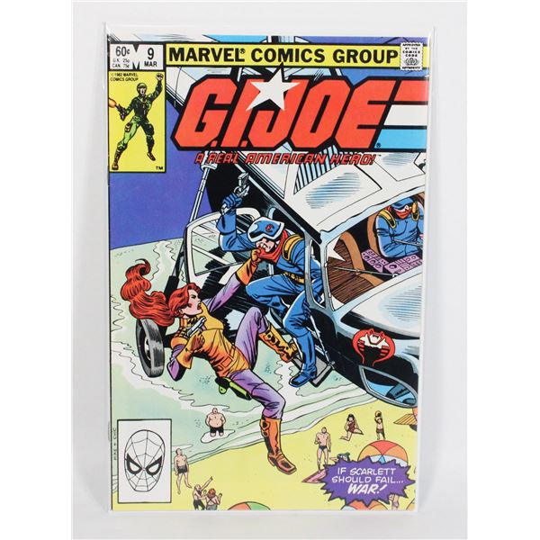 #940 MARVEL COMICS G.I JOE #9 MARCH 1982