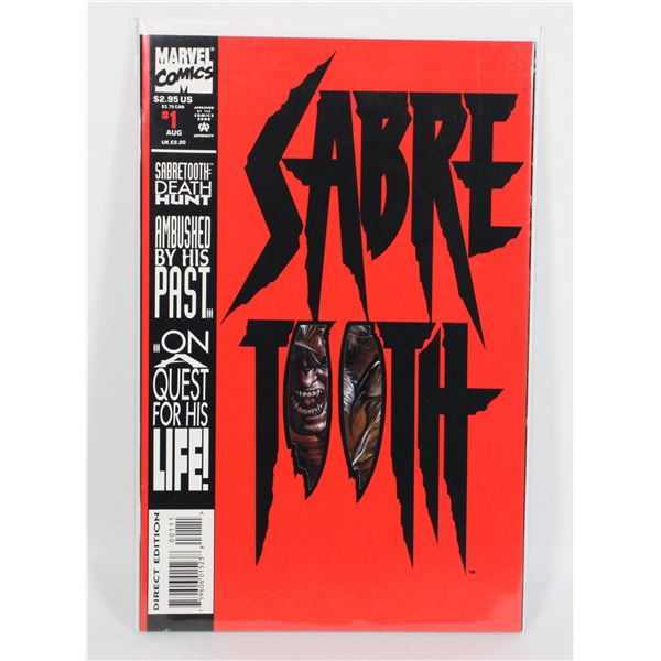 #943 MARVEL COMICS SABRE TOOTH #1  AUGUST 1993