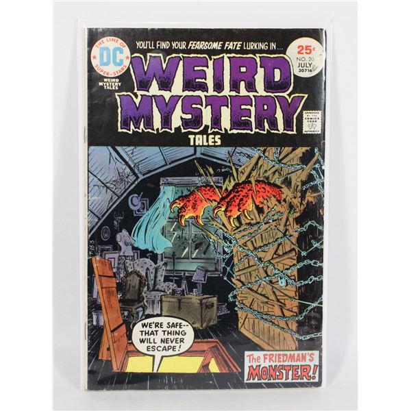 #969 DC DETECTIVE COMICS WEIRD MYSTERY TALES #20