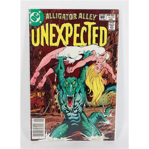 #974 DC DETECTIVE COMICS THE UNEXPECTED #218 1981