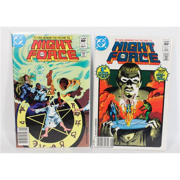 #981 DC DETECTIVE COMICS NIGHT FORCE #1-#2 1982