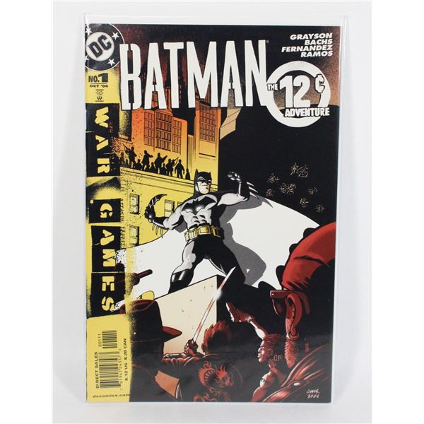 #995 DC COMICS BATMAN THE 12 CENT ADVENTURE #1