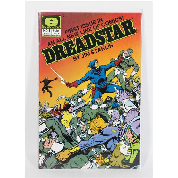 #1018 EPIC COMICS DREADSTAR #1 NOVEMBER 1982