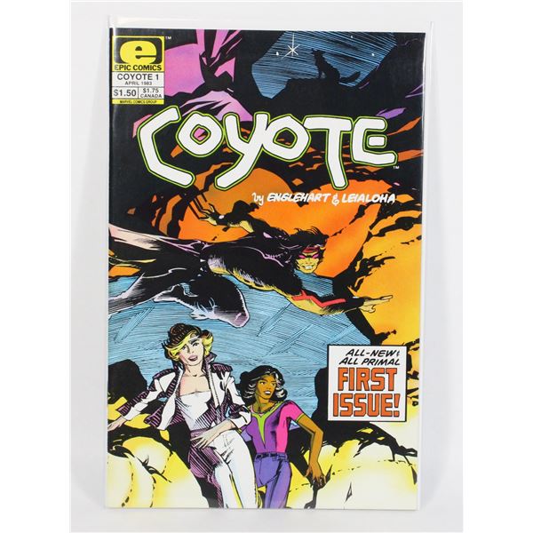 #1019 EPIC COMICS COYOTE #1 APRIL 1983