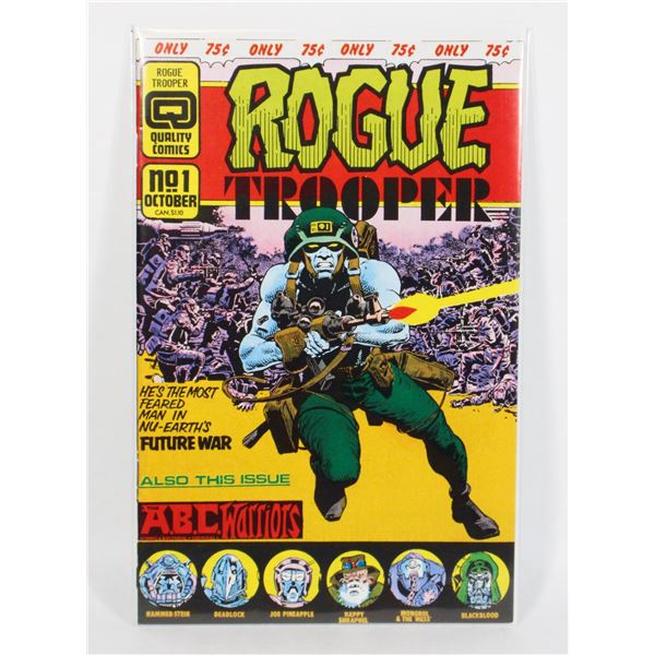 #1020 QUALITY COMICS ROGUE TROOPER #1 OCT 1986