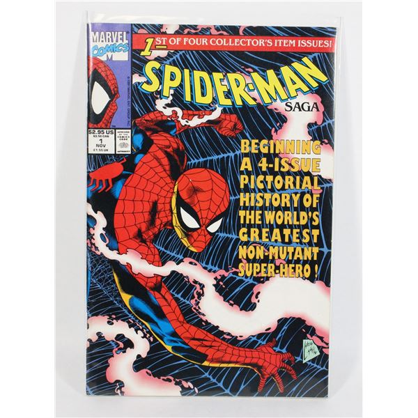 #1026 MARVEL COMICS  SPIDER-MAN SAGA #1 NOV 1991