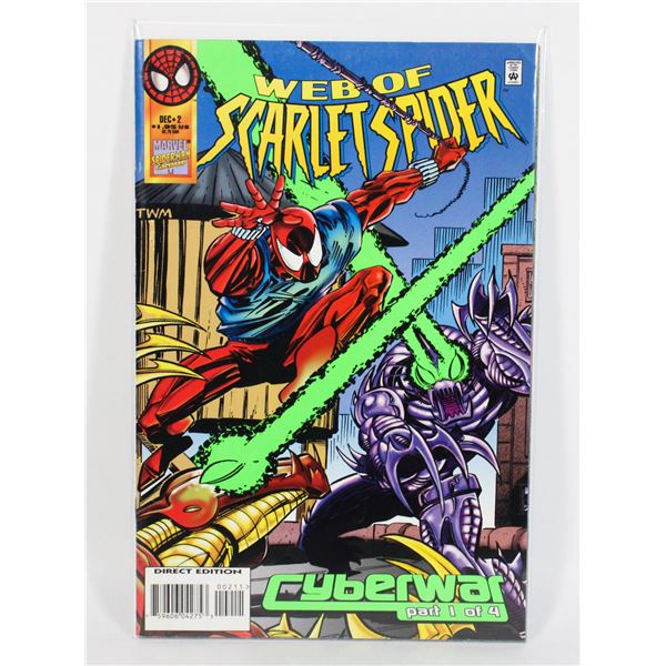 #1030 MARVEL COMICS  WEB OF SCARLET SPIDER #2 1995